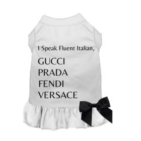 I'm Fluent In All Designers (style: ITALIAN dress, size: small)