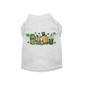 Lucky Charms St. Patrick's Day Dog Tee (size: M)