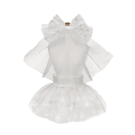 Wedding Dog Dress (size: small-s)