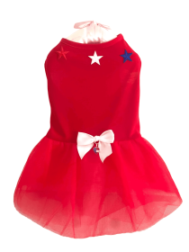 4th of July Princess- Dog tutu dress (size: M)