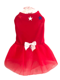 4th of July Princess- Dog tutu dress (size: XL)