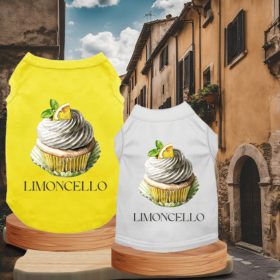 My Favorite Limoncello Tee- Dog Shirt (Color: Black, size: XL)