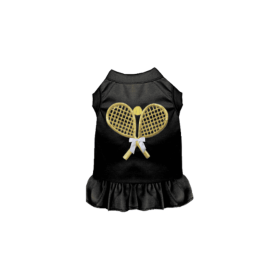 My Fancy Tennis Dress (Color: White, size: L)