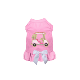 Golf Buddy Dress (Color: Light Pink, size: M)