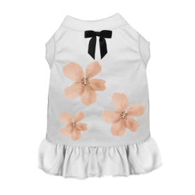 Florets- Dog Dress (Color: Black, size: XS)