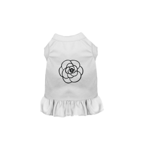 Cameilla Casual Dress (Color: White, size: X Large)