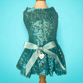 Sequin Glam Sniffany Dog Dress (size: XS)