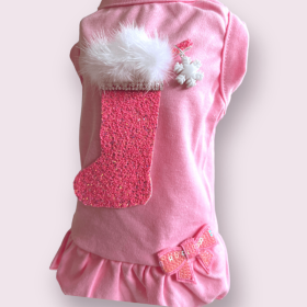 Caviar Stocking Dress- Dog Dress (size: medium)