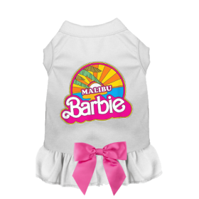 Malibu Barbie Sunset Dog Dress (Color: Black, size: M)