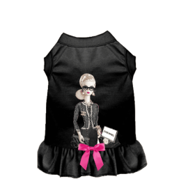 Shopping Day with Barbie- Dog Dress (size: pink)
