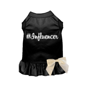 #Influencer Dress (Color: Black, size: 2X Large)
