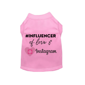 #INFLUENCER of Love & Instagram (Color: Pink, size: 2X Large)