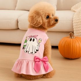 Champagne Boo Bash Ruffle Dress (size: M)