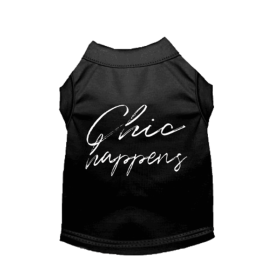 Chic Happens- Dog Shirt (style: White, size: XS)