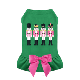My Chic Nutcracker- Dog Dress (style: GREEN, size: S)