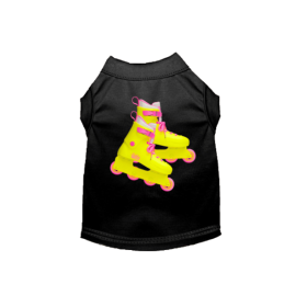 My Favorite Skates- Dog Tee (style: Pink, size: S)