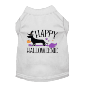 Happy Halloweenie Dog Tee (size: L)