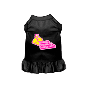 Nowhere Without My Skates- Dog Dress (style: Black, size: S)