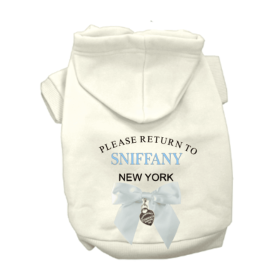Return to Sniffany- Dog Hoodie (style: Blue, size: medium)