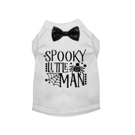Spooky Little Man Dog Shirt (style: White, size: S)