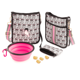 Dog Walking Messenger Bag Set (Option: "Oh La La" French Bulldog)