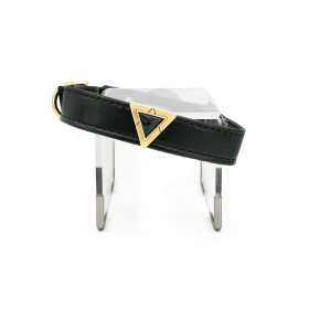 Jet Onyx Collar Charm Set (Color: Gold Color, size: L)