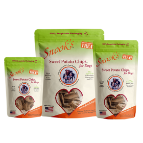 Sweet Potato Dog Chips - Soup bone shaped (size: 5lb)