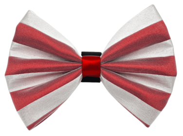 PR3006X|Pets Ribbons (Color: White/Red, size: 6")