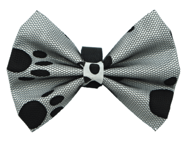 PR5002|Pets Ribbons (Color: Black/White, size: 4")