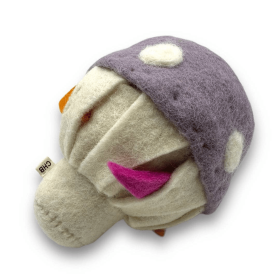Mushroom Dog Felt Toy (style: Lilac)