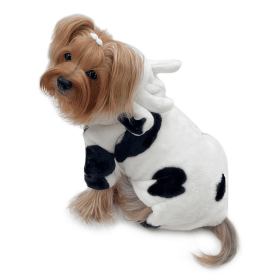 Ultra Plush Moo Cow Hooded Pajamas (size: XS)