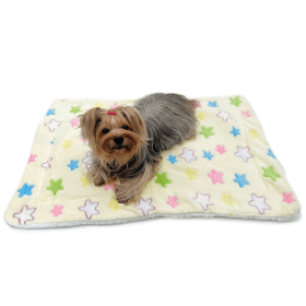Ultra Plush Colorful Stars Blanket (size: 50" x 30")