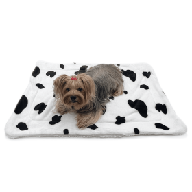 Ultra Plush Moo Cow Blanket (size: 30" x 20")