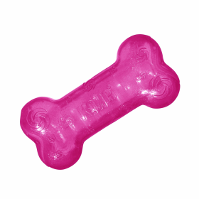 KONG(R) Squeezz(R) Dog Fetch Toys (Option: Crackle Bone)