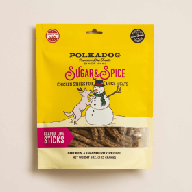 Polkadog Pouch: (Option: Sugar & Spice (Chicken & Cranberry) 5Oz)