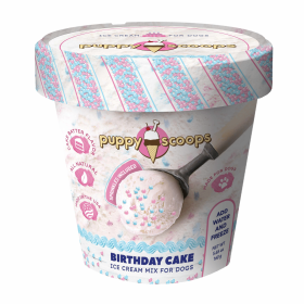 Puppy Cake Scoops Ice Cream Mix (Option: Birthday Cake With Pupfetti Sprinkles Pint Large 5.65Oz)