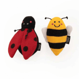 ZippyClaws (Option: 2-Pack - Ladybug And Bee)