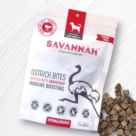 Ostrich Treat for Dogs (Option: Bites With Grapefruit)