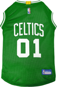 Boston Celtics Basketball Mesh Jersey (size: LG)