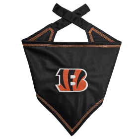 Cincinatti Bengals Tie Around Bandana (size: L-XL)