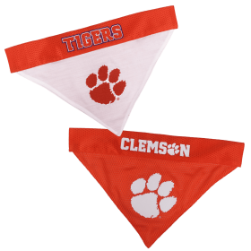 Clemson Reversible Bandana (size: L-XL)