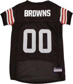 Cleveland Browns Pet Striped Jersey (size: XL)