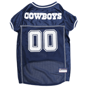 Dallas Cowboys Pet Striped Jersey (size: 3 XL)