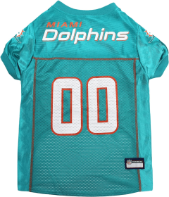 Miami Dolphins Pet Striped Jersey (size: XXL)
