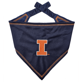 Illinois Tie Around Bandana (size: S-M)