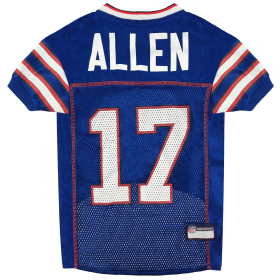 Josh Allen Pet Jersey (Buf) (Color: Team Colors, size: MD)