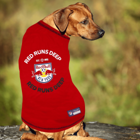 New York Red Bulls Pet Tee Shirt (size: MD)
