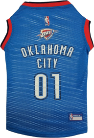 OKC Thunder Basketball Mesh Jersey (size: MD)