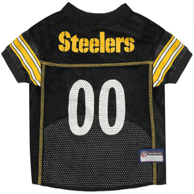 Pittsburgh Steelers Pet Striped Jersey (size: MD)