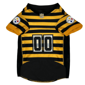 Pittsburgh Steelers Bumble Bee Throwback Jersey (size: MD)